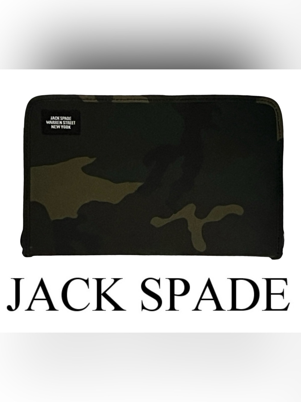 Vintage Jack Spade Waxwear Camo Travel Scrabble
